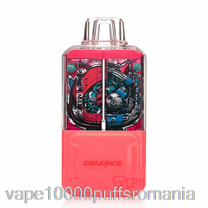 Vape Romania Crazyace B15000 De Unica Folosinta Peach Mango